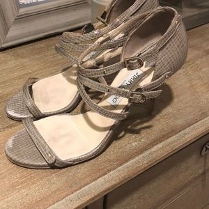 Jimmy Choo Taupe leather sandals